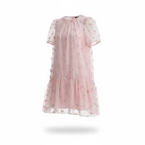 EUC ANTONIO MELANI Delicate Pink Butterfly Dress